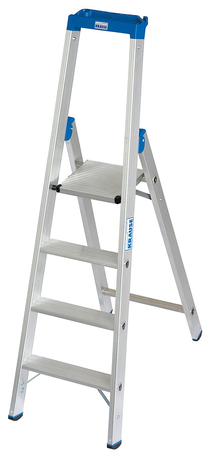 Step ladder, working height 2.95 m, standing height 0.95 m, height 1.71 m, 4 steps