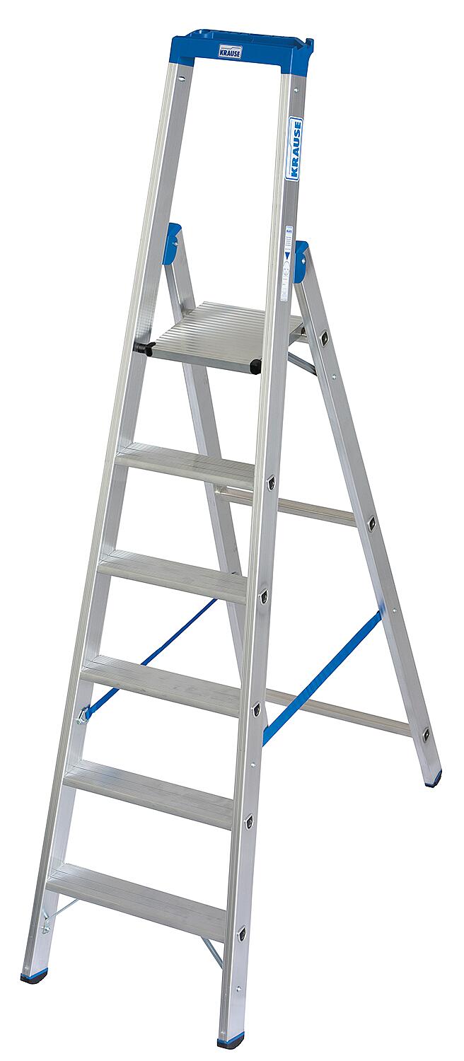 Step ladder, working height 2.95 m, standing height 0.95 m, height 1.71 m, 4 steps