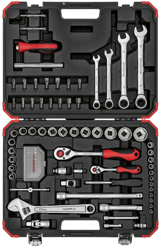Steckschlüssel-Satz GEDORE red R46003097, 97-teilig 1/4" und 1/2"