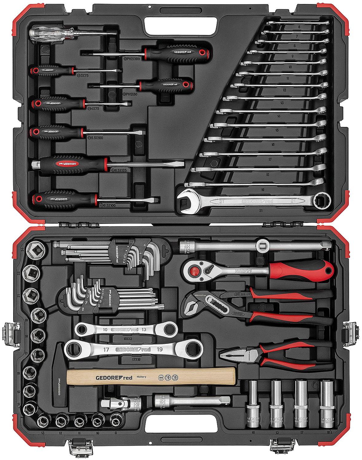 GEDORE red R69003069 socket wrench set, 69-piece 1/2"