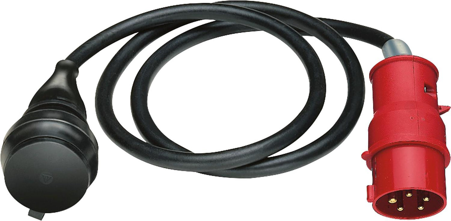 Adapter cable IP44, cable length = 1.5m, black