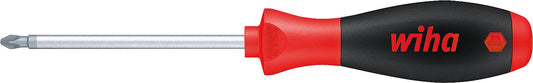 Pozidriv screwdriver wiha 313 SoftFinish®, round blade, PZ0 x 60 mm