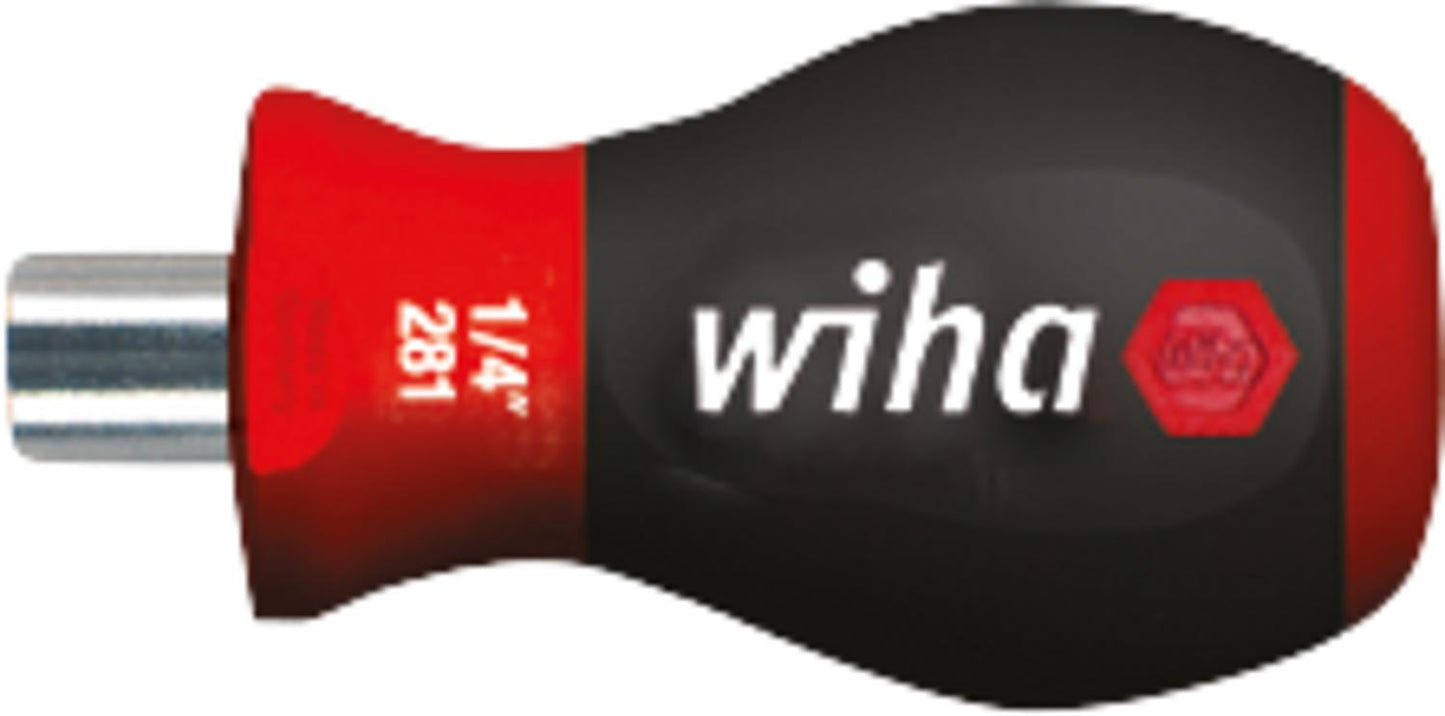 Magnetic bit holder with handle, 1/4". Type 281 01