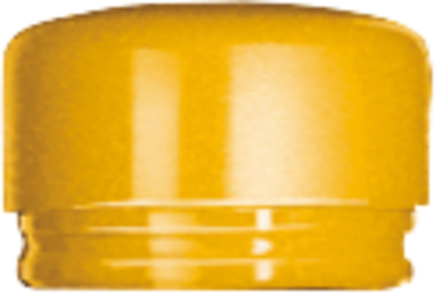Yellow striking head for recoil-free soft-faced hammer type 800K, striking head diameter 30 mm