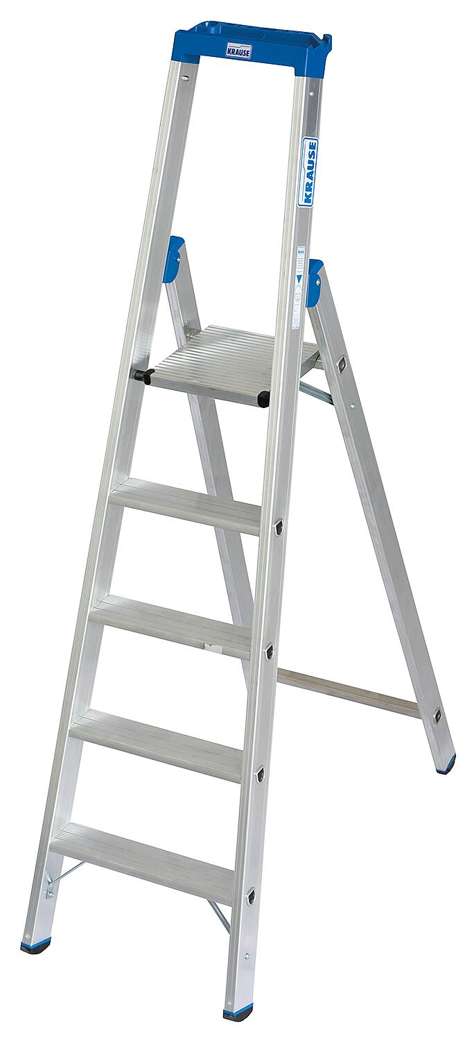 Step ladder, working height 2.95 m, standing height 0.95 m, height 1.71 m, 4 steps