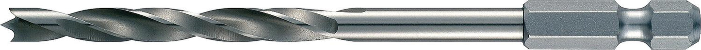 ALPEN HSS machine wood spiral drill bit with 1/4'' hex shank Ø 3 mm
