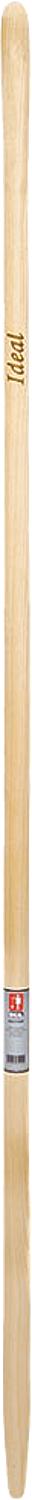 Ideal long-handled beechwood 1750mm straight, raw, sanded for Sieger rakes