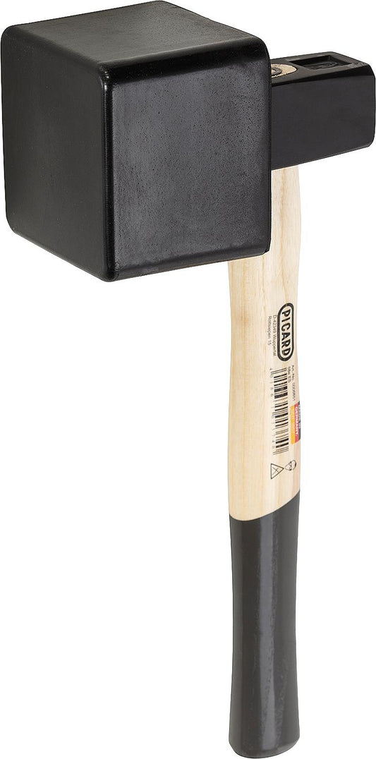 PICARD tile-laying hammer, 2500g, 100x95mm rubber block, ash handle