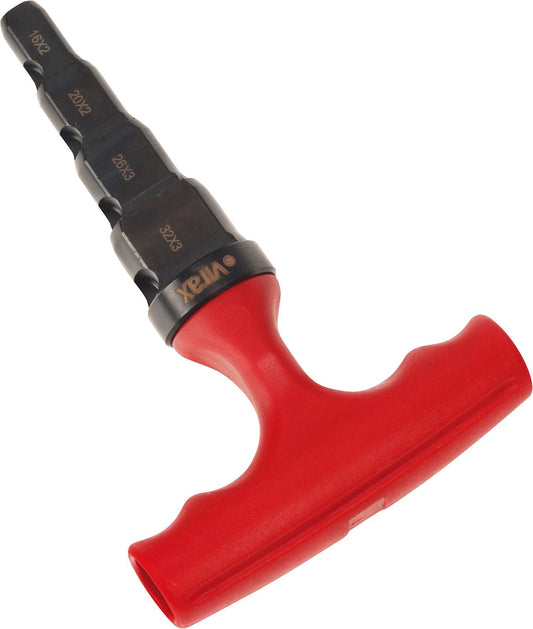 Calibrator with T-handle 16x2-20x2-25x2.5-26x3-32x3 mm