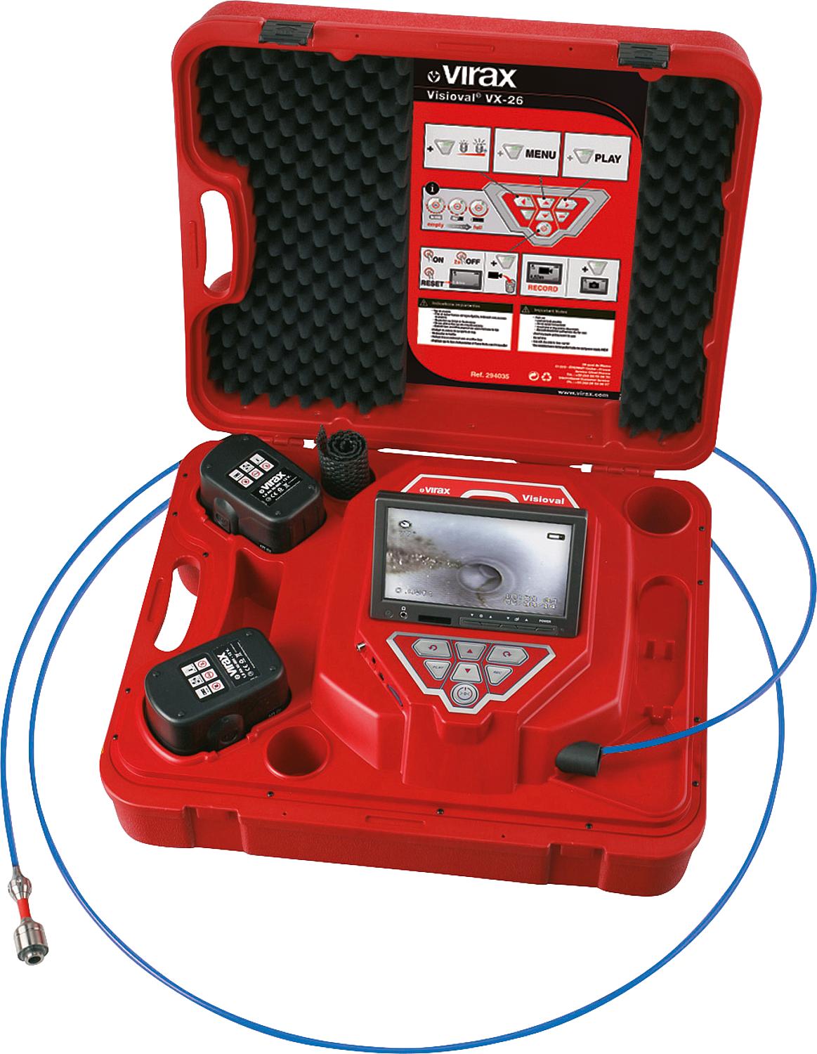 Caméra d'inspection avec câble de 30 m