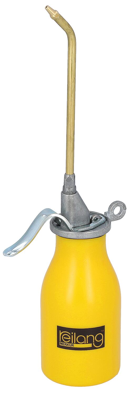 MERKUR precision oiler with double pump mechanism, 200ml with PE container