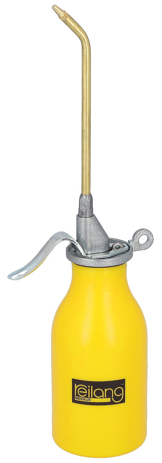 MERKUR precision oiler with double pump mechanism, 200ml with PE container