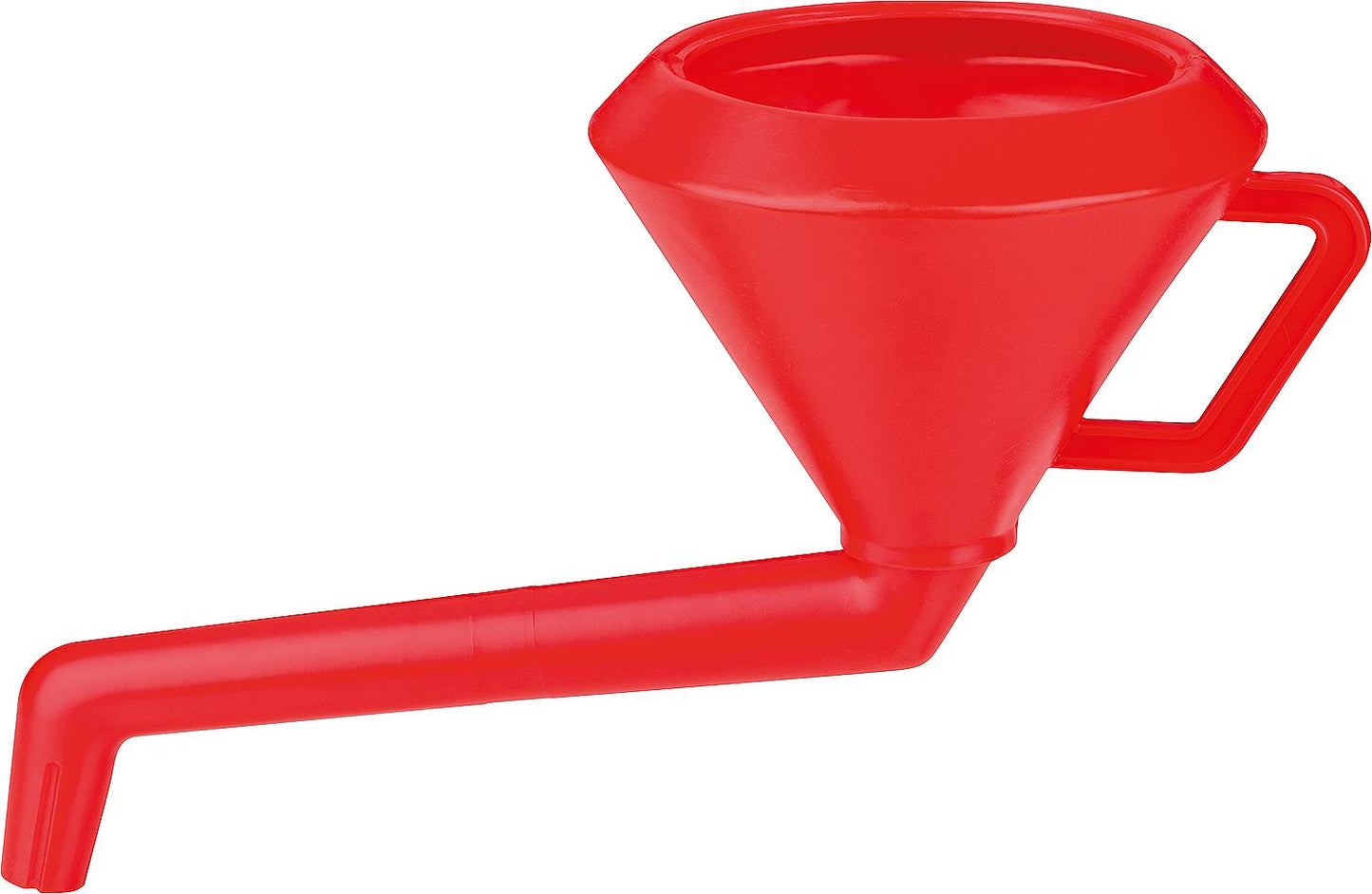 Funnel with sieve d=200mm, made of polyethylene, angled