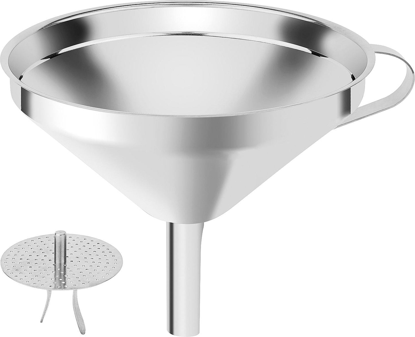 Trichter aus Edelstahl D: 100mm