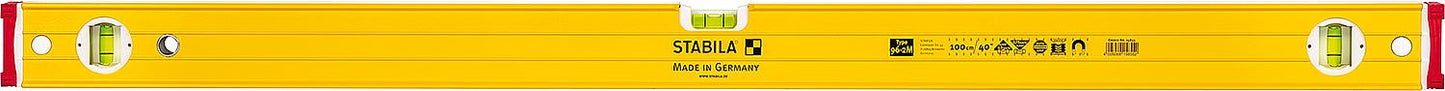 Niveau à bulle Stabila Type 96-2 M, 61 cm, avec système magnétique