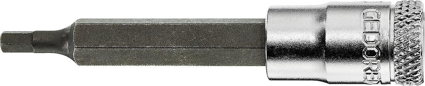 Schraubendrehereinsatz 1/4" Innen-Sechskant, metrisch, lang