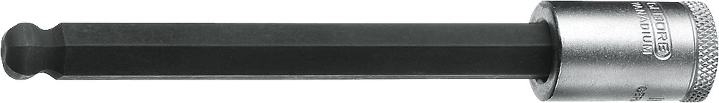Schraubendrehereinsatz 3/8" Innen-Sechskant mit Kugelkopf, metrisch, lang