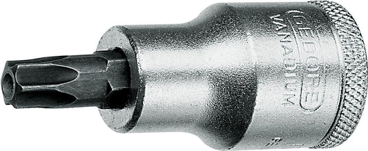 Schraubendrehereinsatz 1/2" TORX®-TH (mit Bohrung), kurz