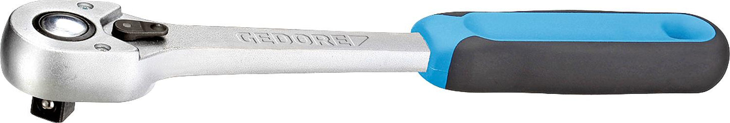 2-component reversible ratchet Gedore 1/4" L: 129 mm