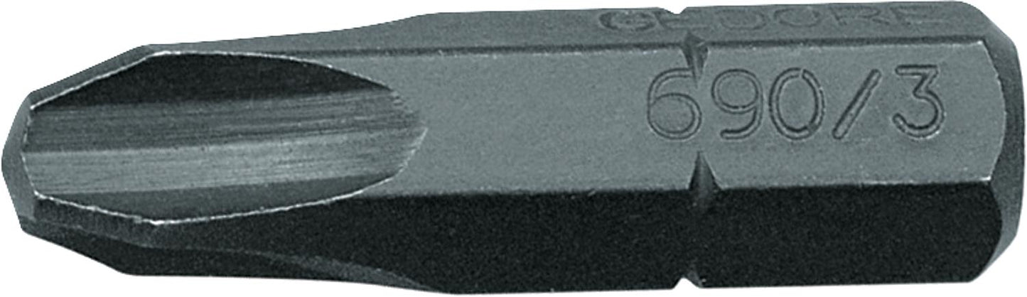 GEDORE Phillips head bit pack PH2x25mm, pack of 10