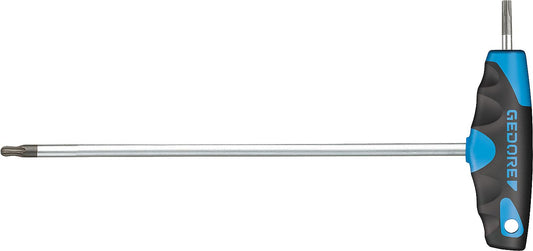 GEDORE angle screwdriver with T-handle for internal TORX® with ball head T10x152mm