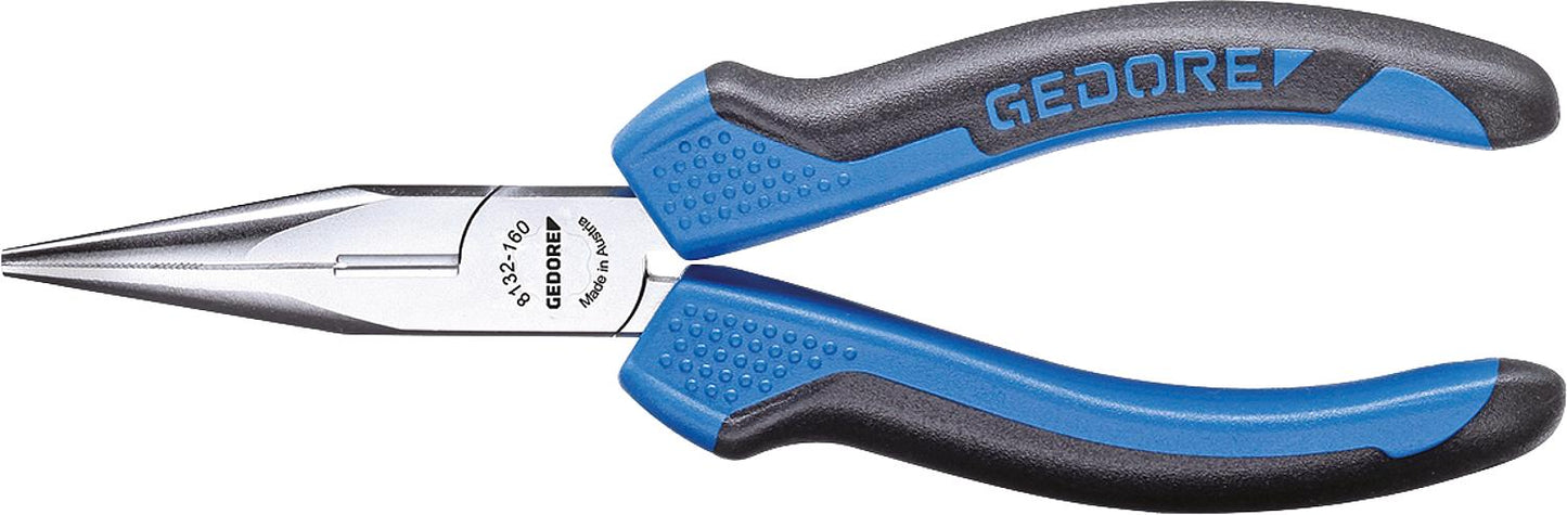GEDORE flat round pliers, length 140mm