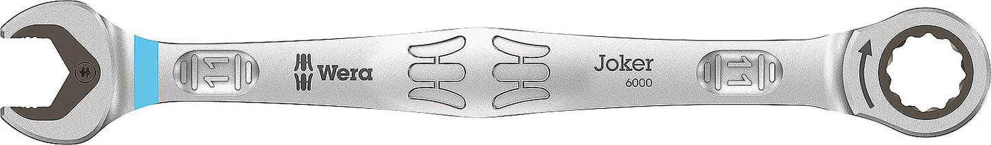 Wera 6000 Joker open-end/ring ratchet wrench, metric, 8.0 x 144 mm
