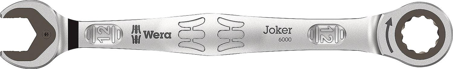 Wera 6000 Joker open-end/ring ratchet wrench, metric, 8.0 x 144 mm