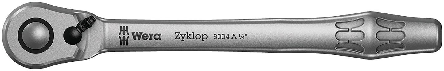 WERA Zyklop 1/4" reversible ratchet, 141mm length