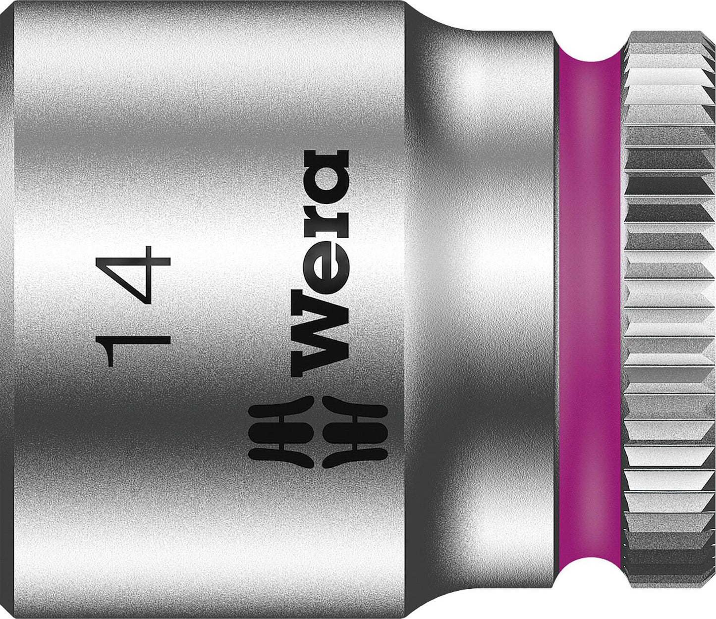 Wera 8790 HMA external hexagon socket wrench insert with 1/4" drive, metric, short, 4.0 x 23 mm
