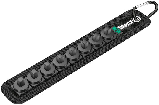 WERA 1/4" textile strap for 9 socket wrench inserts (unfilled)