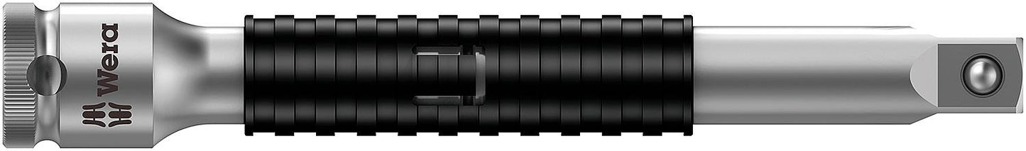 Rallonge WERA Zyklop avec manchon à rotation rapide, longueur 1/4" 75 mm
