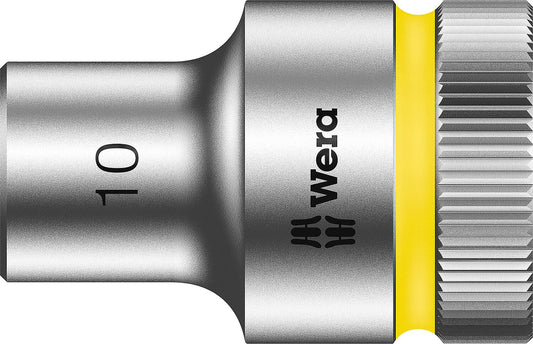 Aussensechskant-Steckschlüsseleinsatz Wera 8790 HMC mit 1/2"-Antrieb, metrisch, kurz, SW 10,0 x 37 mm