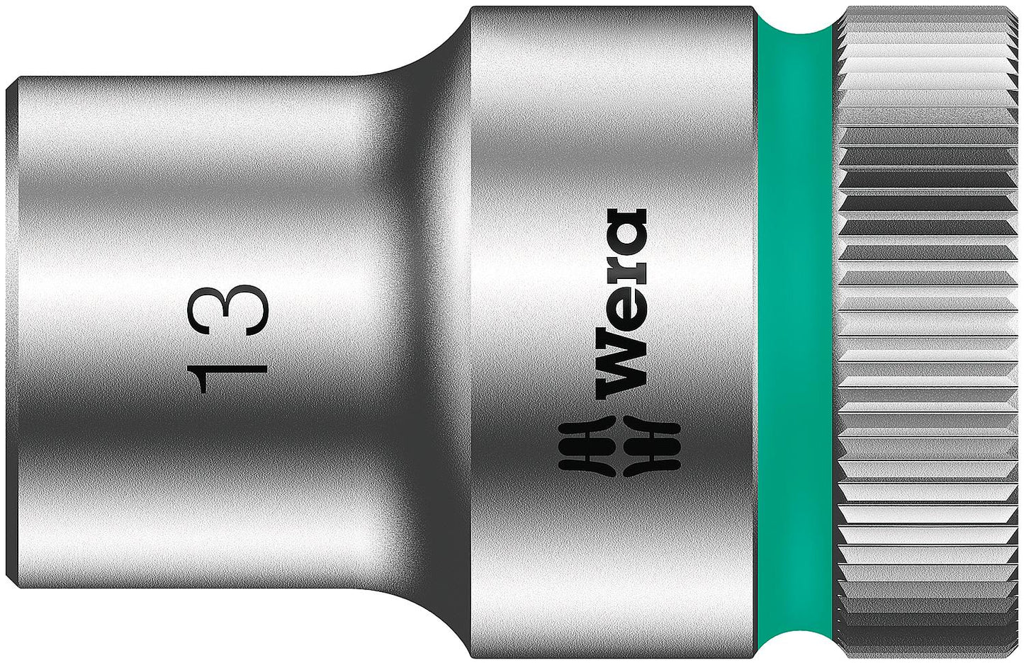 Wera 8790 HMC external hexagon socket wrench insert with 1/2" drive, metric, short, SW 10.0 x 37 mm