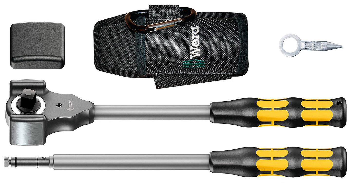 WERA 4-piece reversible ratchet, Koloss 1/2"