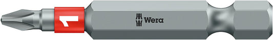 Wera 851/4 BTZ Phillips bit with 1/4" drive, long, tough with BiTorsion zone, PH1 x 50 mm