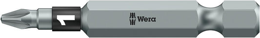 Wera 855/4 BTZ Pozidriv bit with 1/4" drive, long, tough with BiTorsion zone, PZ1 x 50 mm
