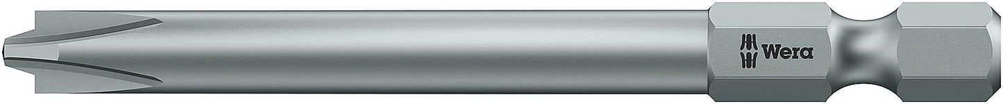 PlusMinus Pozidriv/Slotted Bit Wera 855/4 PZ/S with 1/4" drive, long, tough, SL/PZ1 x 70 mm