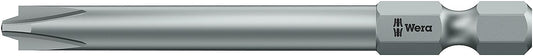 PlusMinus Pozidriv/Slotted Bit Wera 855/4 PZ/S with 1/4" drive, long, tough, SL/PZ1 x 70 mm