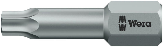 Wera 867/1 TZ Torx® bit with 1/4" drive, short, tough with torsion zone, T5 x 25 mm