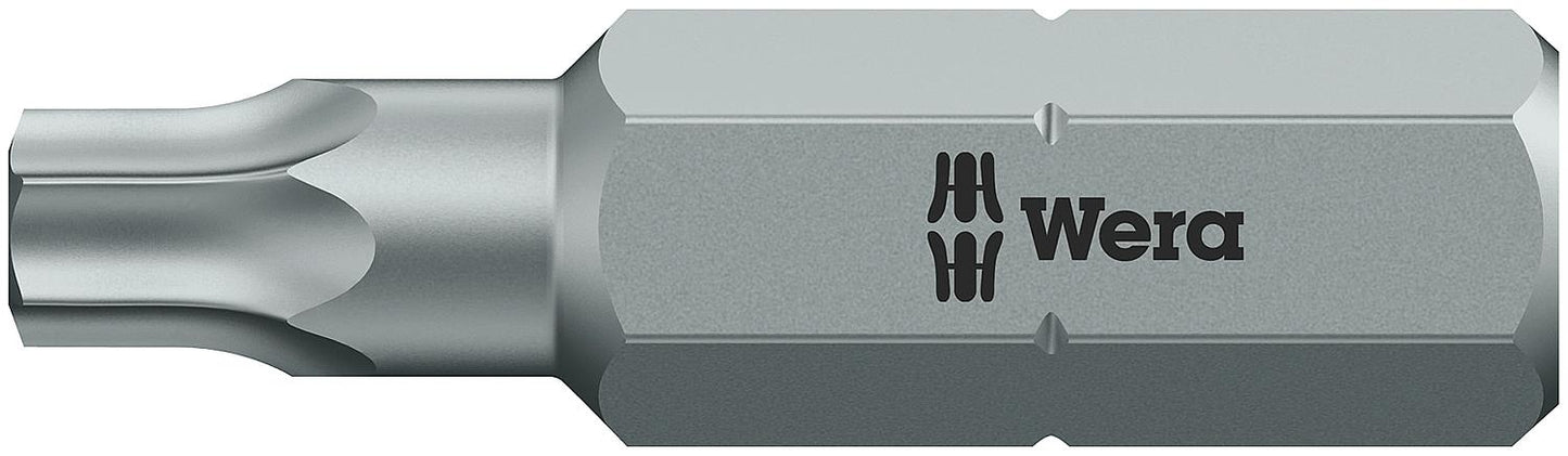 Torx® Plus (with bore) bit Wera 867/1 IPR TORX PLUS® with 1/4" drive, short, tough, IPR8 x 25 mm