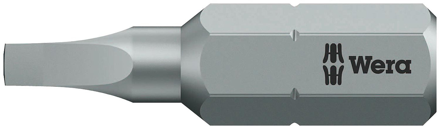 Wera 868/1 Z internal square drive bit, 1/4" drive, short, tough, #0 x 25 mm