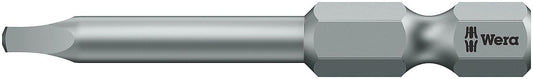 Wera 868/4 internal square drive bit, 1/4" drive, long, tough, #0 x 50 mm