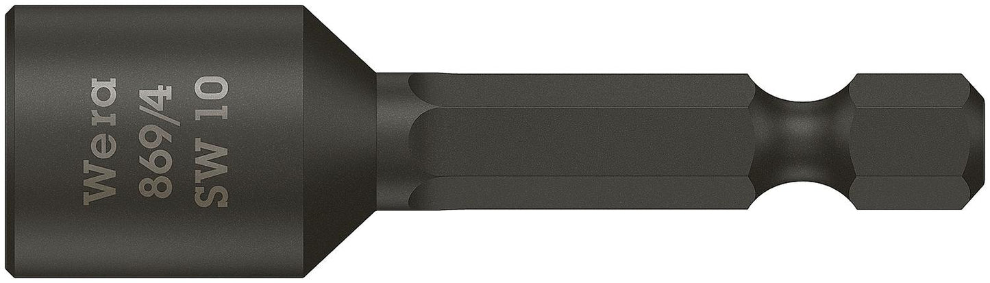 Wera 869/4 external hexagon socket bit with 1/4" drive, metric, 5.5 x 50 mm