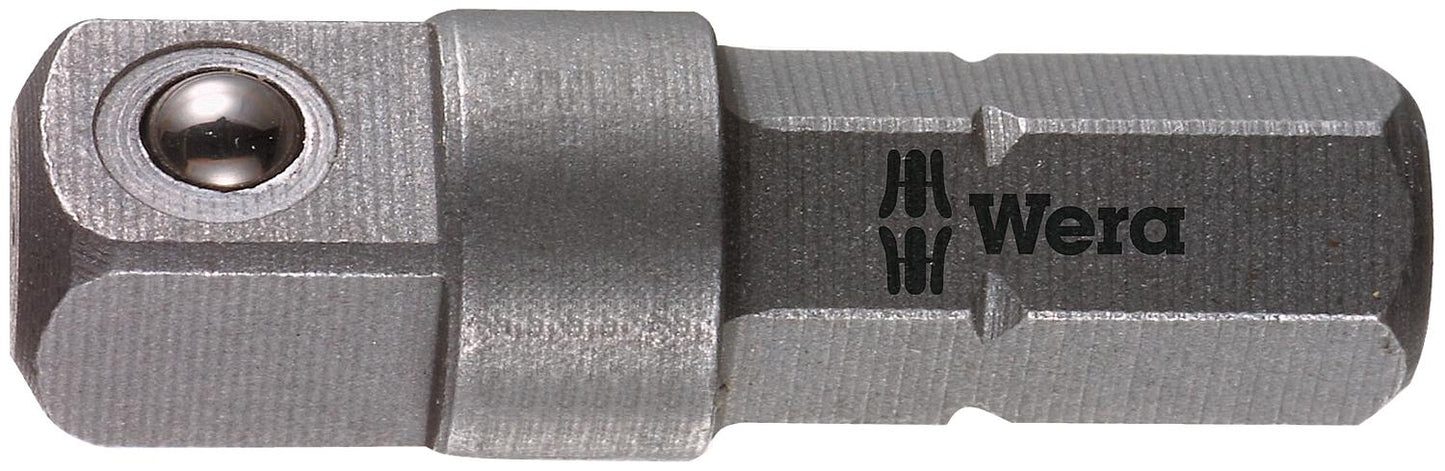 Tige d'outil WERA 1/4" à 6 pans, longueur 25 mm