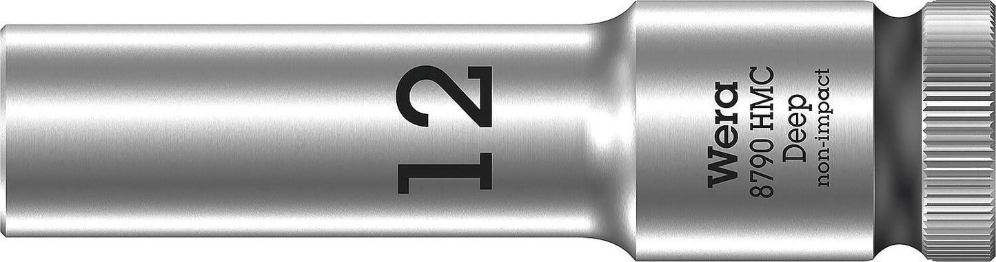Außensechskant-Steckschlüsseleinsatz 8790 HMC Deep mit 1/2"-Antrieb, metrisch, lang