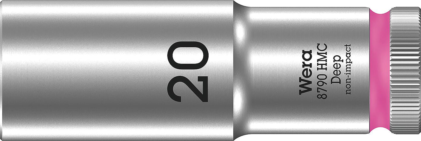 Außensechskant-Steckschlüsseleinsatz 8790 HMC Deep mit 1/2"-Antrieb, metrisch, lang
