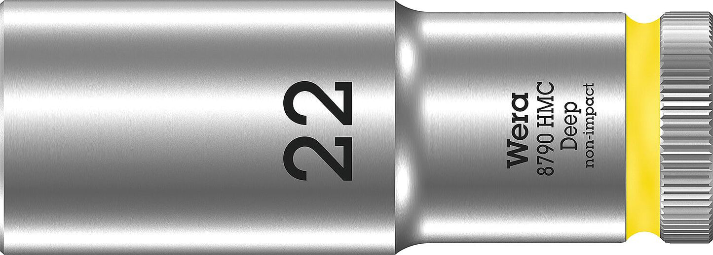 Außensechskant-Steckschlüsseleinsatz 8790 HMC Deep mit 1/2"-Antrieb, metrisch, lang