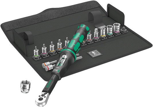 WERA 16-piece torque wrench set 1/4" 2.5 - 25 Nm