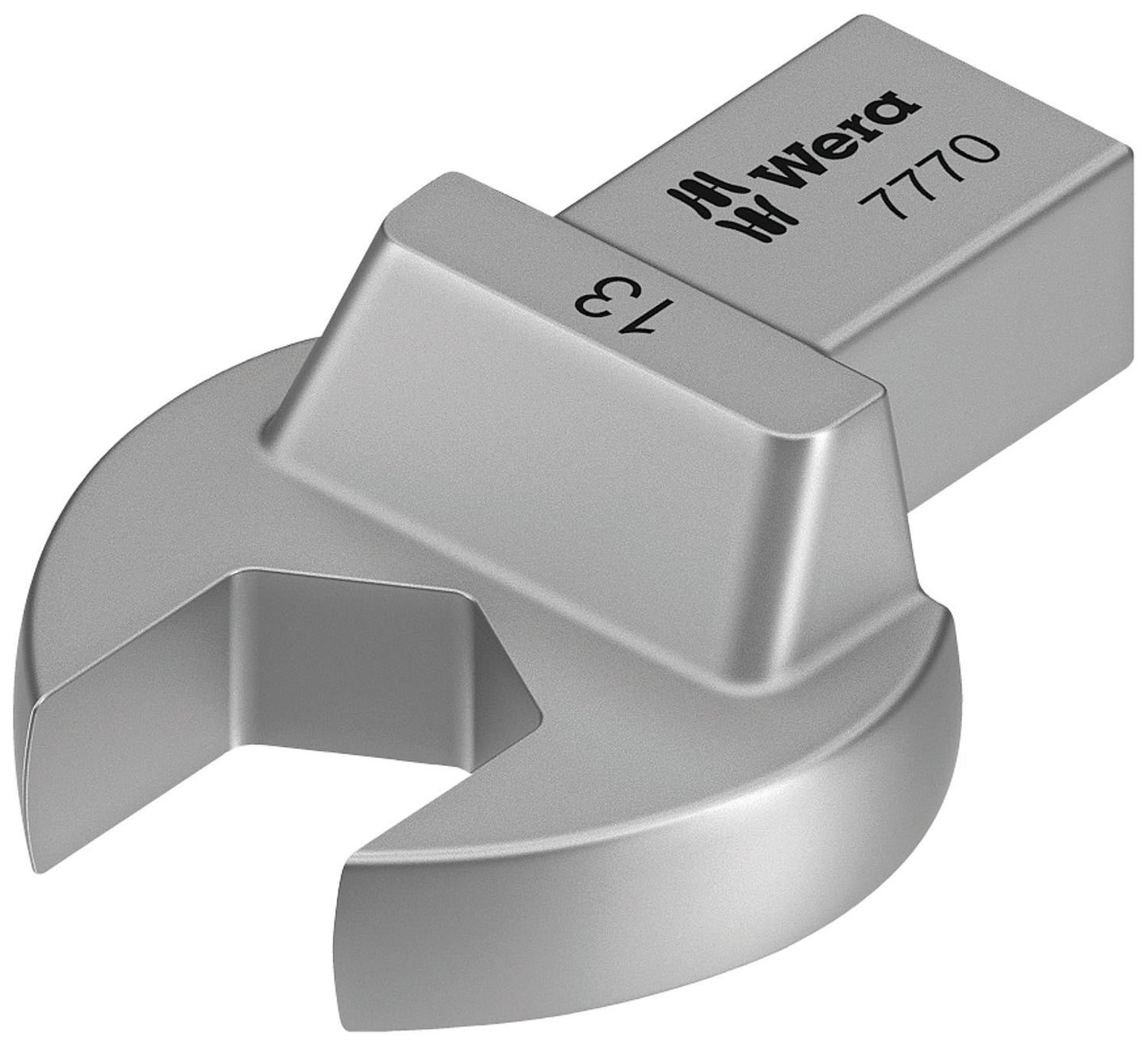 Wera 7770 insert open-end wrench, 9 x 12mm connection, form B, 13.0 mm wrench size